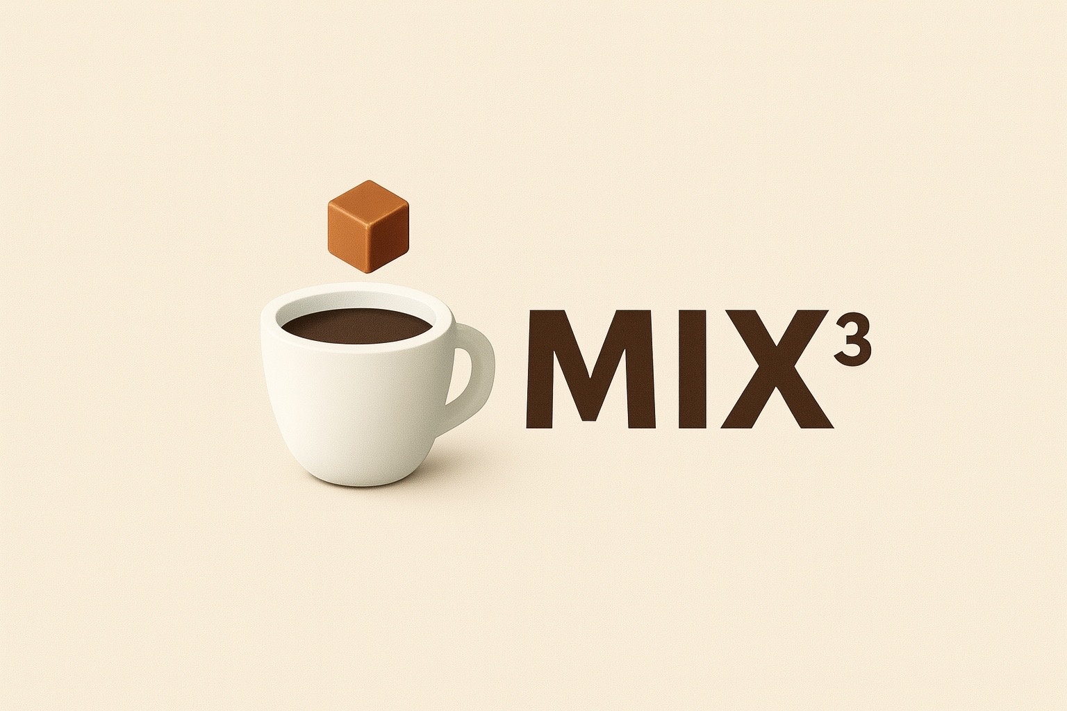 Mix³ logo